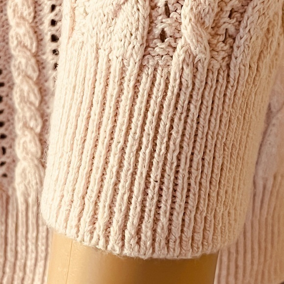 AMERICAN EAGLE 🦅 Pink Cable Knit Women’s Sweater XS - Picture 8 of 11